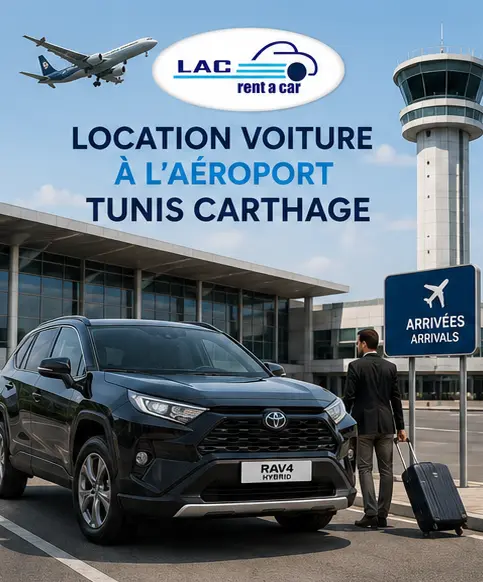 Location voiture aéroport Tunis Carthage — LAC RENT A CAR
